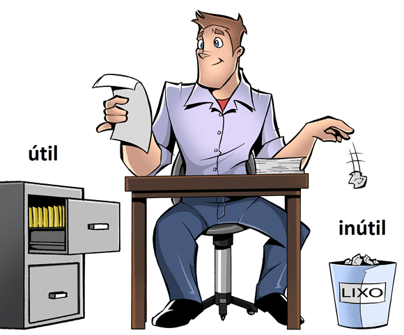 Senso de Utilização - Separar o que Útil do Inútil Separar o que Útil do Inútil